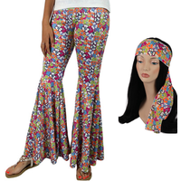 Pants - Hippie Bellbottoms with matching Headband -  Floral