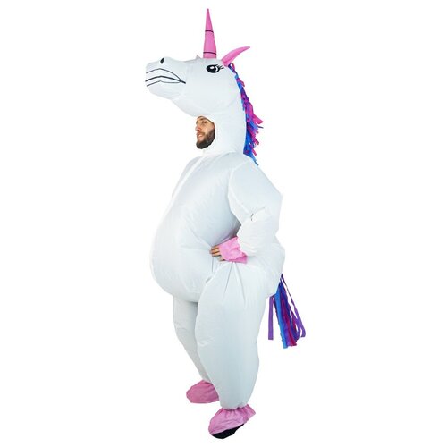 Adults Inflatable Unicorn V2 Costume - BODYSOCKS