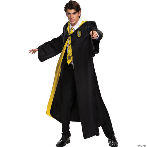Adult Deluxe Harry Potter Hufflepuff Robe Small - MORRIS COSTUMES