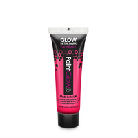 Glow in the Dark Face Paint Pro - Pink 12ml