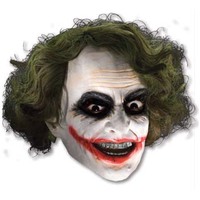 Mask - Joker 3/4 Vinyl with Hair