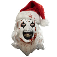 Terrifier 3 - Latex Mask - Art the Clown Santa Hat