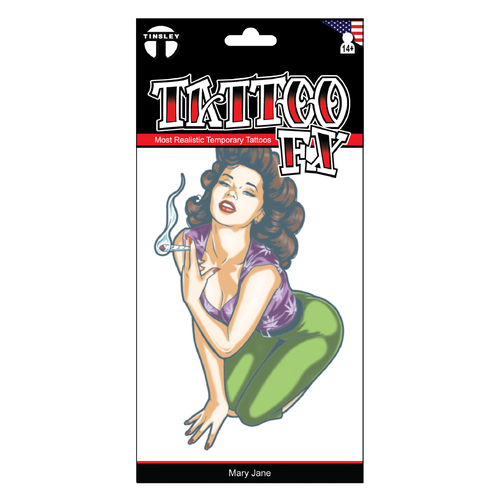 Mary Jane - BUD - Temporary Tattoo