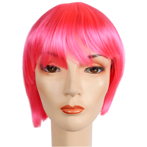 Wig - Lulu Hot Pink - MORRIS COSTUMES