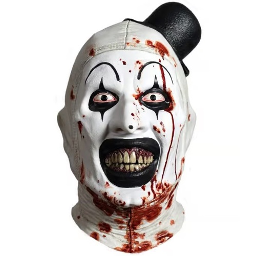 Terrifier 3 - Latex Mask - Art the Clown Clean