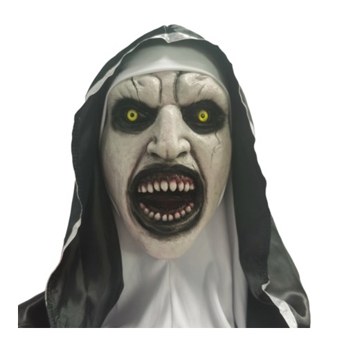 Latex Mask - Crazy Nun